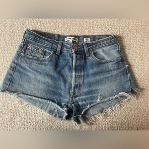 RE/DONE denim shorts